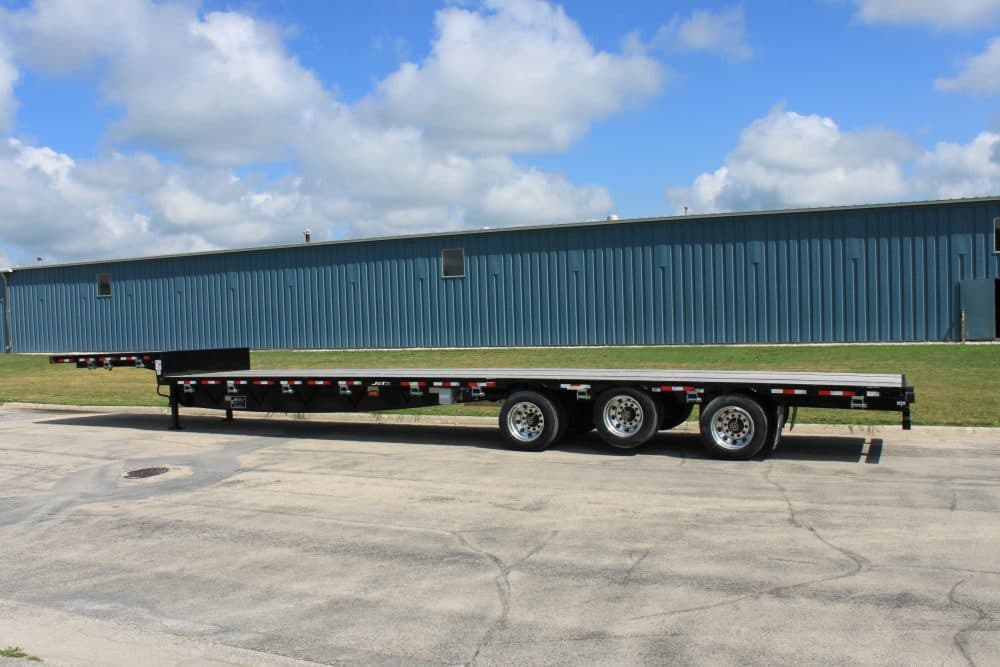 Step Deck Trailer - Professional trucking trailer type for dispatch services
