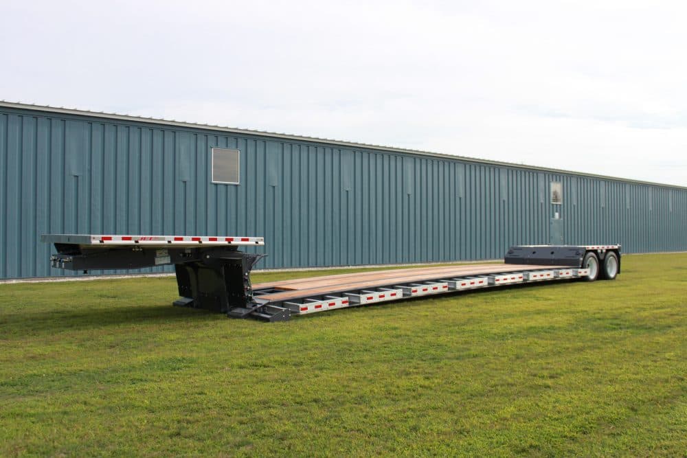 Lowboy Trailer - Professional trucking trailer type for dispatch services