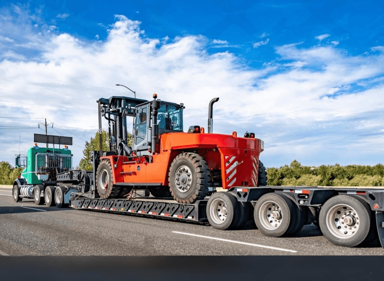 Step Deck - Professional truck type for dispatch services